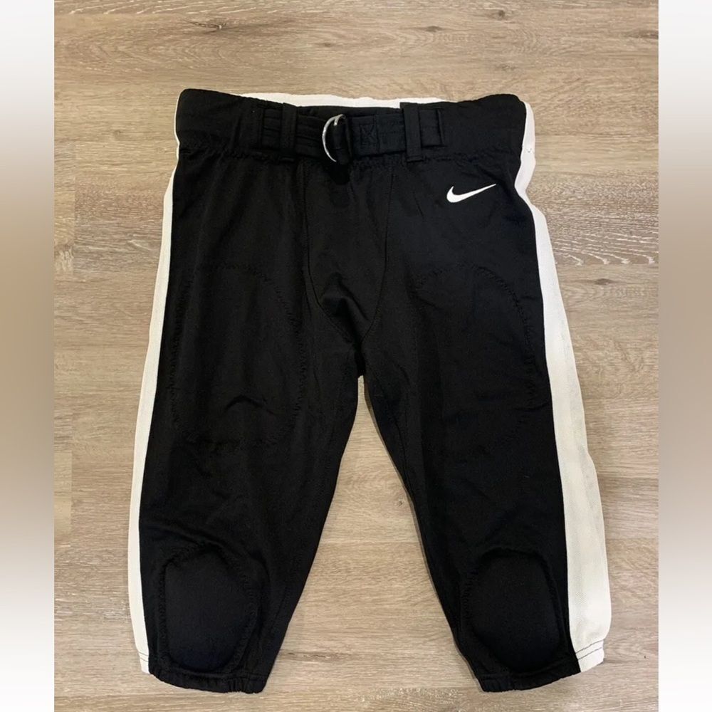 NWT Nike Black & White Mens Football Pants 789925 sz L